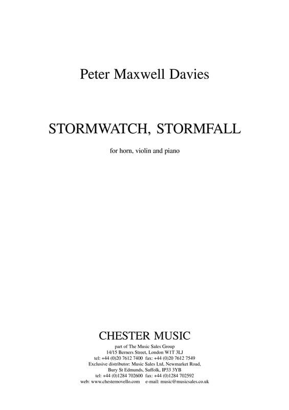 Stormwatch, Stormfall